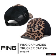 PING CAP LADIES TRUCKER 254 PING CAP MEN หมวกกอล์ฟ หมวกกีฬาผู้หญิง