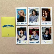 Kpop IVE 2024 2nd Fanmeeting MAGAZINE Photocard