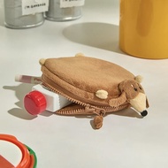 JOGUMAN Woody Flat Pouch / กระเป๋าน้องหมาดัชชุน / กระเป๋าใส่เหรียญ ใส่ลิป ใส่ของจุกจิก