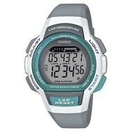 CASIO 卡西歐 女款10Bar防水夜光運動手錶 LWS-1000H-8AJH 灰色