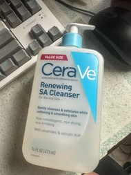 CeraVe Sa Cleanser 水楊酸洗面：改善黑頭白頭粉刺暗瘡印洗面奶 473ml