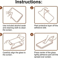 TEMU ชุดเคส 2 ชิ้นนี้ เหมาะสำหรับ Samsung มีความแข็งระดับ 9H และความโปร่งใสสูง ใช้ได้กับ Samsung /06