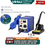 YIHUA 878AD BLOWER SOLDER UAP 2 IN 1 HOT AIR SOLDERING STATION ORI - MAJUBERSAMA 25