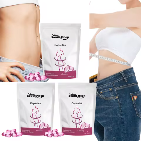 7PCS Gentle Detoxing Capsules For Women Body Natural Gentle Detox Support Supplement For Daily Care