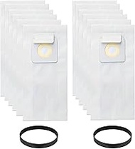 12+2 Pack Replacement Style 7 Vacuum Bags＆ Blets Compatible Bissell PowerForce 1739 3522 3525 71Y7 P