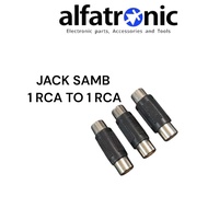 JACK SAMB 1 RCA TO 1 RCA
