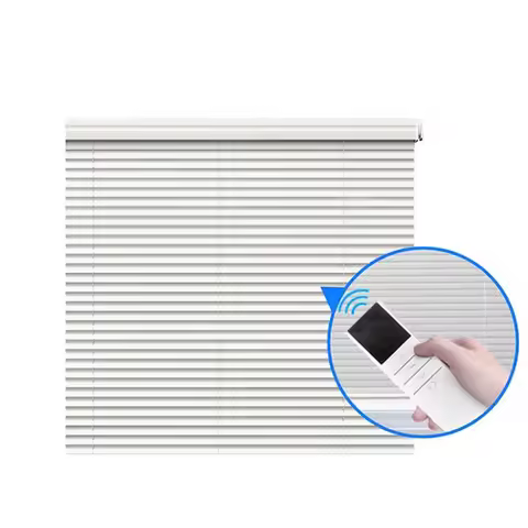 2023 New Blackout Curtains Blinds Electric Venetian Curtains for School Curtains Wholesale