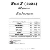 Secondary 2 Past Year Exam Papers G1 to G3 Express to Normal Academics/Tech