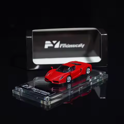 1/64 Ferrari Enzo Red / Ice Blue Diecast Alloy Collectible Model Car for Gift & Display