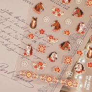 CNY 2026 nail stickers | 5D embossed nail stickers | CNY 5D nail stickers