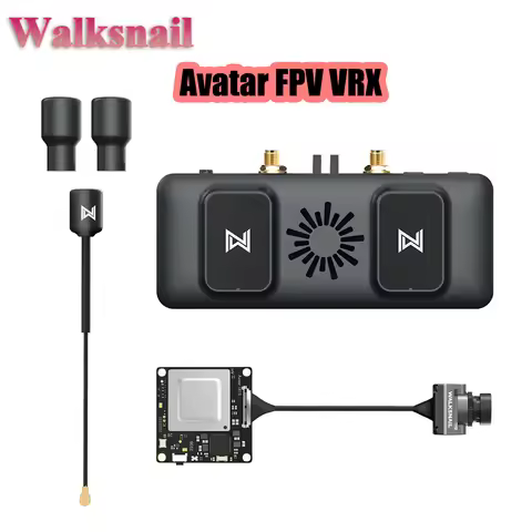 CADDXFPV Walksnail Avatar FPV VRX with 1S/Nano/Avatar HD Pro/PRO Kit Dual Camera Lens VTX Digital Vi