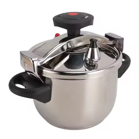 Mini Pressure Cooker 3L Stainless Steel Pressure Cooker for Home Use Proof Pot Compatible with Gas &