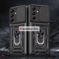 [MAXANNA] [ SAMSUNG A16 5G / A26 5G / A36 5G / A56 5G ] CASING ARMOR TRANSFORMER Ring STAND SLIDE CA