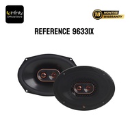 INFINITY Reference REF-9633ix 6"x9" inch 3-Way Performance Coaxial Car Speakers With Grills. 300Watt