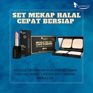 NURRAYSA SET MEKAP CEPAT BERSIAP ( 2 ITEM ) foundation bedak asas compact powder