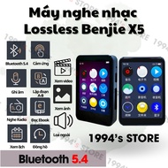 Máy nghe nhạc cảm ứng giá rẻ Benjie X5 Bản 2026 Bluetooh 5.4 HIFI - Màn hình lớn 2.5 inch - Loa ngoà