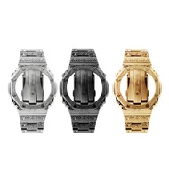 Modified Retro carved metal integrated case band for GA-2100 / 2110 / B2100 DIY Strap Case Set Men's