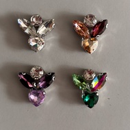 CHAT B4 order PREORDER: manik iron on glass beads - harga utk satu (1pc) code i 3