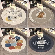 Bedroom Bed Blanket Children's Mat Coffee Table Study Chair Computer Chair Rocking Chair Abrasive Mat Circular Dresser Carpet