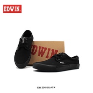 EW2349 - Edwin Original Kasut Sekolah Hitam / Edwin Black School Shoes / Edwin Canvas Shoes