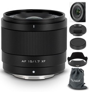 VILTROX 15mm F1.7 XF Lens for Fujifilm, APS-C ultra-wide autofocus lens for Fujifilm X mount cameras
