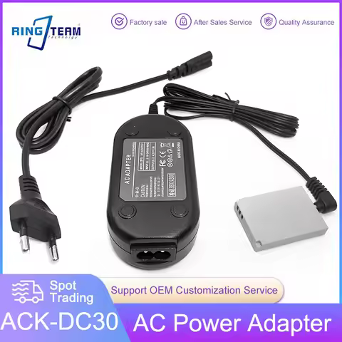 ACKDC30 ACK-DC30 (NB-5L) Power AC Adapter Kits for Canon Camera Powershot Digital IXUS 950 960 970 9