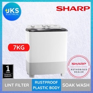 SHARP 7KG Semi-Auto EST7015 Washing Machine Mesin Basuh Washer 洗衣机