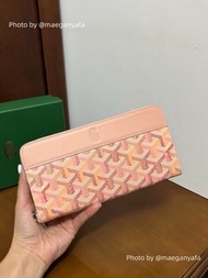 GOYARD Matignon Wallet 長款拉鍊銀包 多彩粉
