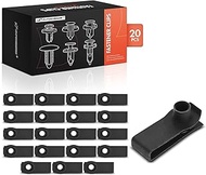 A-Premium 20PCS Plating Metal Extruded U-Nut Retainer Clips Compatible with Chevrolet Silverado 1500
