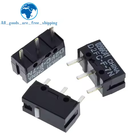 10/30PCS New Authentic For OMRON 5 million times Mouse Micro Switch D2FC-F-7N Mouse Button Fretting 