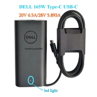 Dell 165W USB-C TYPE-C GaN AC Power Charger for XPS 15 17 Precision 5550 5560 Laptop  Adapter