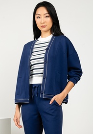 Skechers สเก็ตเชอร์ส คาดิแกนผู้หญิง Women Skechers Authentic - Trendy Cardigan - SL425W463-007D