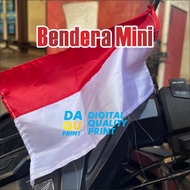 MERAH Red and white Mini flag - Motorcycle flag, Indonesian flag
