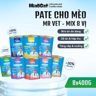 [Combo of 3-8 Cans] Mr.Vet Cat Pate 400g Wet Food Omega Three Supplement to Enhance Immunity