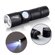 全城熱賣 - CREE-XPE LED USB充電調焦迷你手電筒 伸縮變焦 IPX4防水