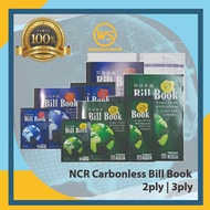 NCR Bill Book / Buku Resit / Receipt Book / Resit Book / Buku Bill / Bill Book Carbonless (2PLY / 3P