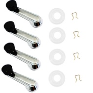 FOR TOYOTA CORONA RT80 RT81 RT84 RT100 4D CHROME METAL CRANK DOOR HANDLE x4 pcs.