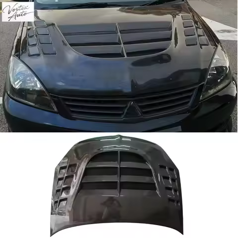 For Mitsubishi Lancer CS3 CS3A CS3W Carbon Fiber Engine Hood Bonnet Lightweight Racing Performance U