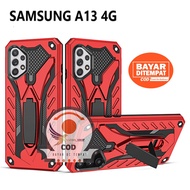 CASE HP SAMSUNG A13 4G casing standing robot hard case NEW cover
