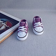 嬰兒針織短靴運動鞋匡威新生兒棉製成 knitted booties Converse sneakers for newborns made of cotton