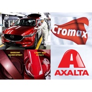 CROMAX MAZDA 41V SOUL RED 2K AUTOMOTIVE CAR PAINT/ CAT KERETA  (BASECOAT SILVER/ SOUL RED)