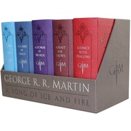 Milumilu 1-5เพลงน้ำแข็งและไฟ Game Of Thrones หนังสือนวนิยายวรรณกรรมภาษาอังกฤษต้นฉบับ