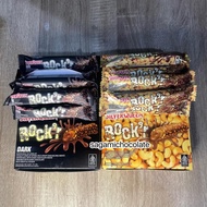 SILVERQUEEN ROLL ROCKR 1 KARTON / COKLAT ROCKR ORIGINAL DARK CHOCOLATE