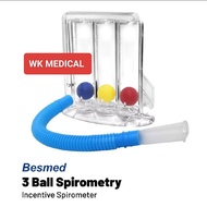 ONEMED Incentive 3 Ball Spirometer – Spirometer 3 Bola Besmed
