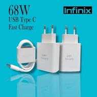 NEW Infinix 68W Type C Fast Charging Charger Original
