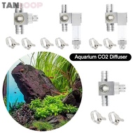 TANLOOP Aquarium CO2 Atomizer, Professional Aluminum Alloy Aquarium CO2 Diffuser, Spare Parts Univer