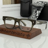 Chrome Hearts CRYPDIC Luxurious Japanese Style Acetate Casual Square Men's Glasses Frame Vacation Ve