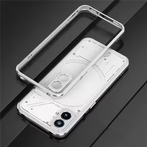 Ultra Thin Luxury Aluminum Frame Metal Bumper Hard Case for Nothing Phone 1 Shockproof Protector Cov