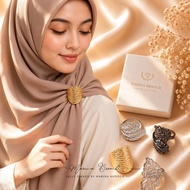Ring Brooch Tudung Mutiara Muslimah Cincin Tudung Scarf Buckle Tudung Ring Tudung Bawal Ring Tudung 