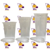 Transparent White Hok Plastic Cup Size 16oz 18oz 22oz Affordable and Guaranteed | Plastic Cup | Hok 